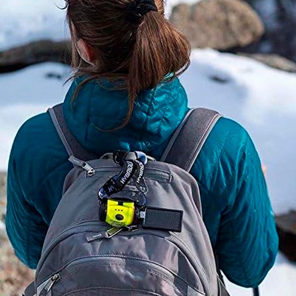 LÁMPARA DE CABEZA SOLAR HI VIZ